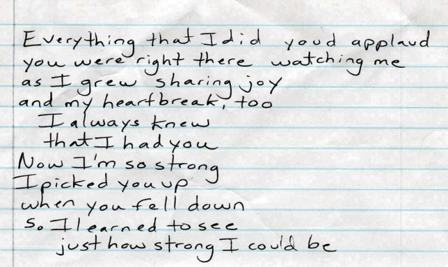 You Were There lyrics 2