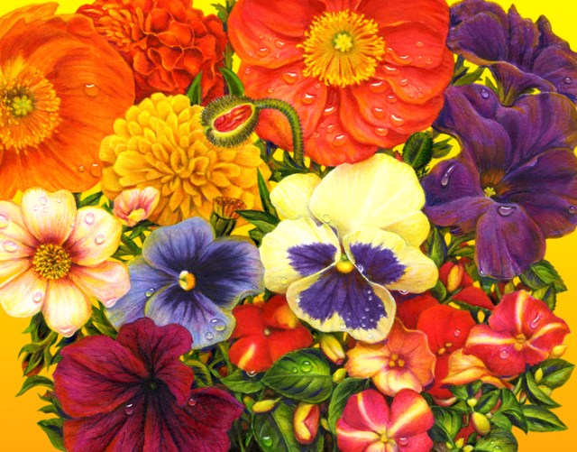 Flower Pot in Orange