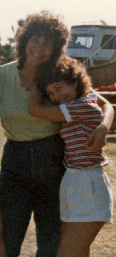Judy & Cheryl camping