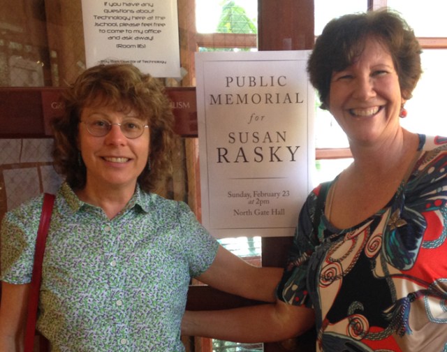 Judy & Liz at the Memorial