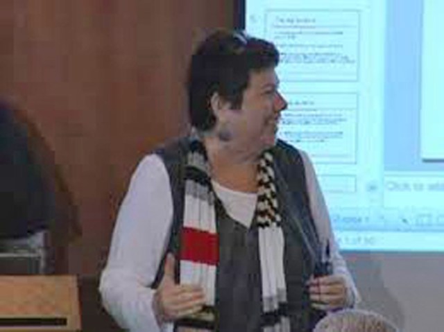 This is a picture of Susan Rasky. Susan was a professor of journalism at UC Berkeley.