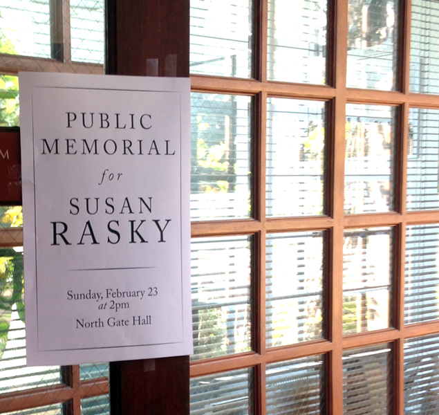 Susan's Memorial Flier