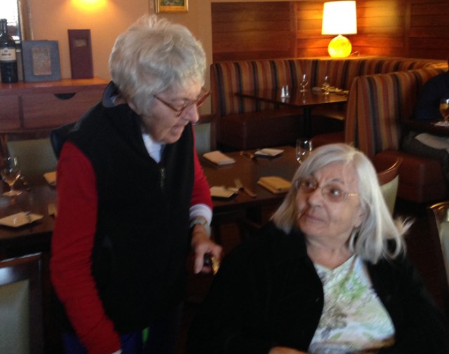 Evelyn is 96 and Sophia is 92. They have been friends for so many years that I cannot count them!