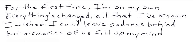 Everything's changed