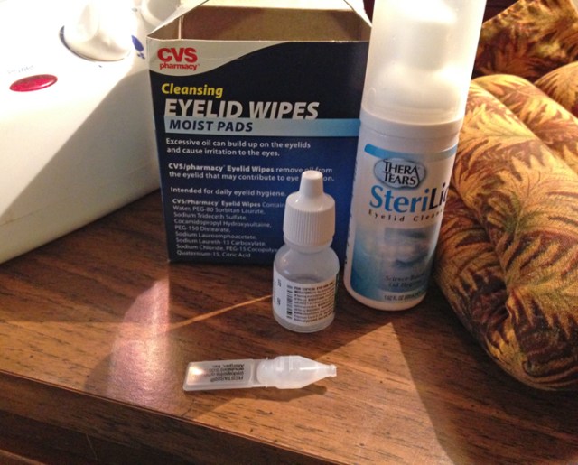 Eye regimen close up