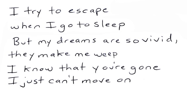I try to escape