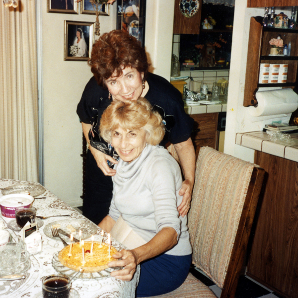 This photo has a lot of meaning for me. My mother and her good friend, Sophia (Liz's mom) are in the same apartment where I live now. I see my wedding picture on the wall behind my mother.