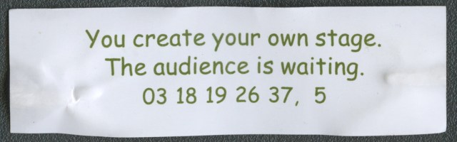  My audience is waiting for me to release a CD of music. It will happen someday when I’m ready! 