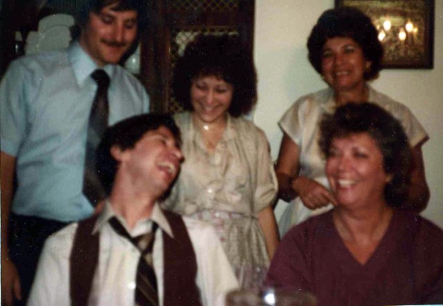 This picture was taken on the day I was “secretly married.” It happened six months before my formal wedding and was something I did to please my mother. I’m not in this picture because I was lying in the bedroom sick with an upset stomach.