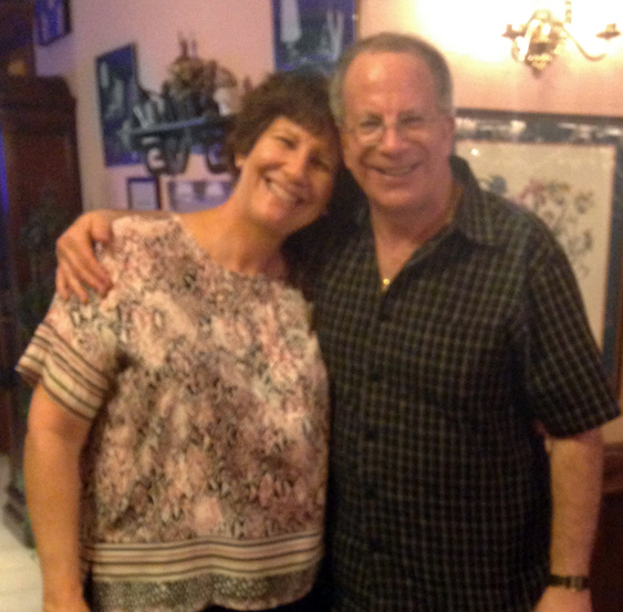 This picture of me with my brother Norm was taken a few weeks ago.