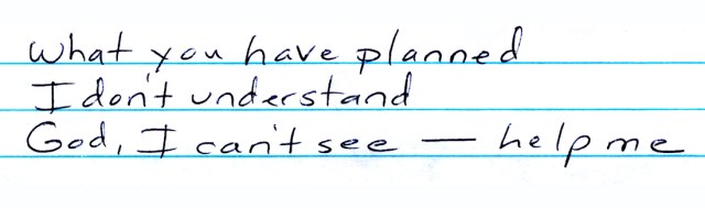 what you have planned