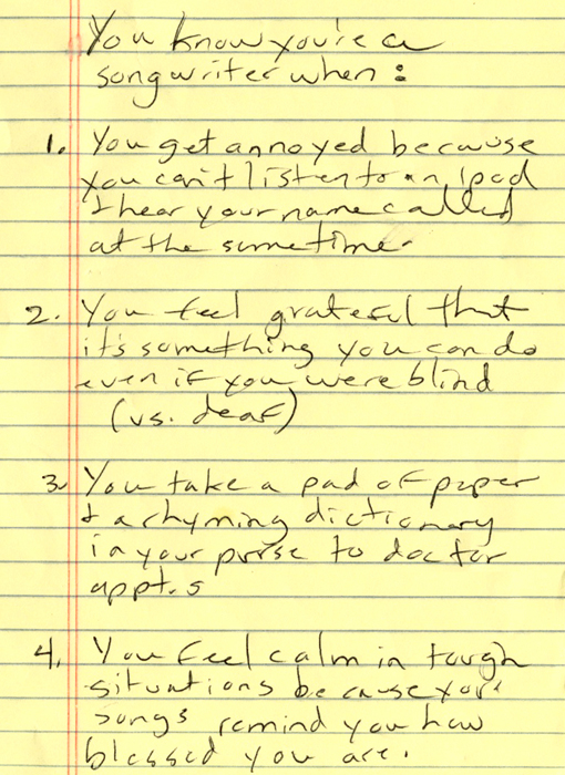 I wrote this exactly two years ago while in a waiting room at the hospital where my father was.