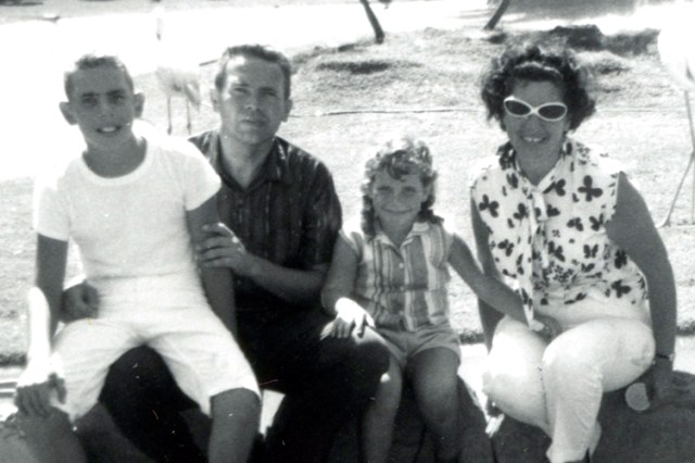 With my parents & Howard