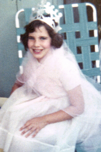 This is a great photo for me to share as a Princess. I am about seven or eight in this picture.
