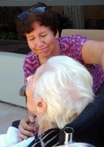 2 weeks before she died