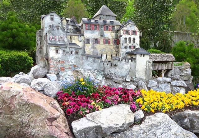 I created this filtered image from a good friend’s photo. This castle exists somewhere in a garden in Europe.