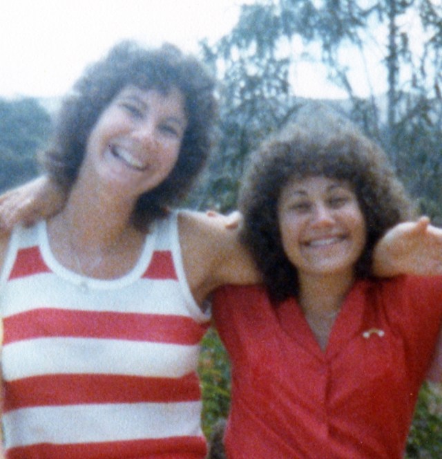 Cheryl and I folk dancing