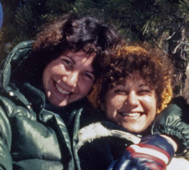 Judy & Cheryl at the snow