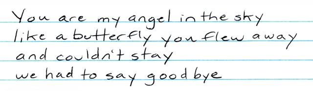 We had to say goodbye