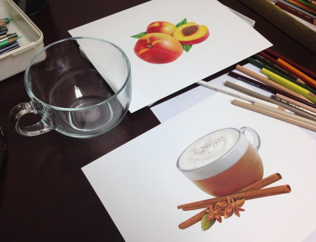 Chai illustration and cup