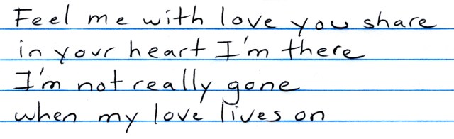 Feel me with love you share