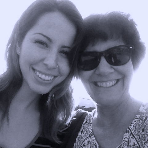 I love these big smiles of my daughter and I in this picture that was taken 6 months ago. My daughter took a selfie of us!