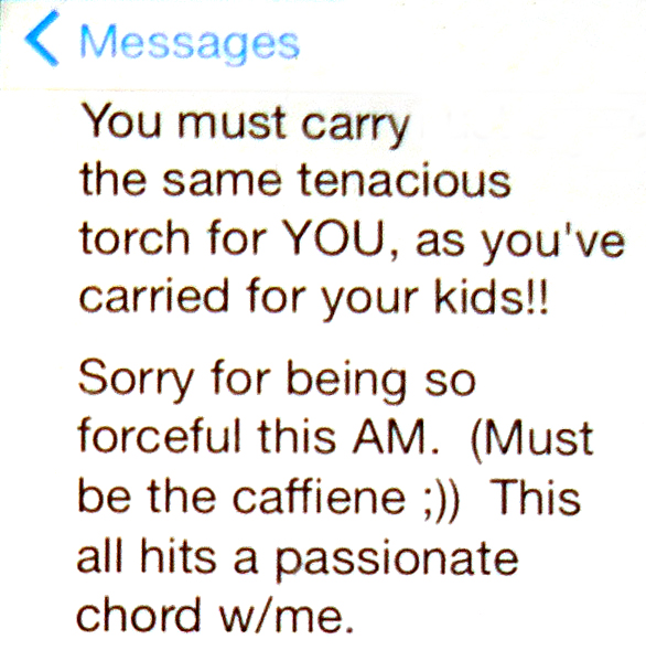 carry the same torch