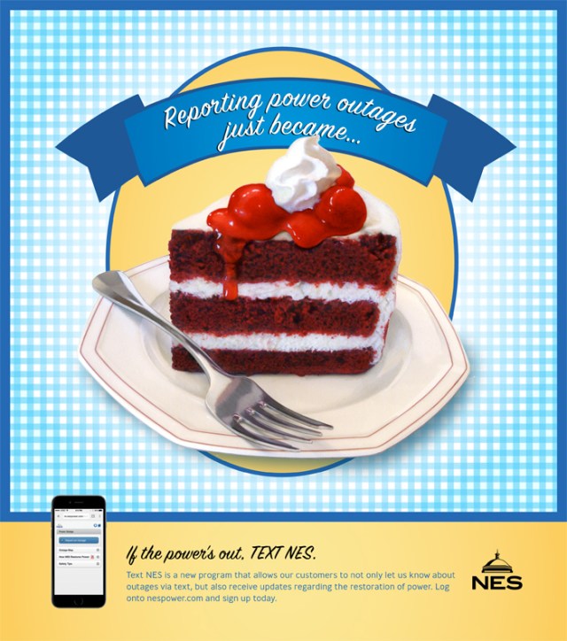 NES Texting Campaign Print Layout for Judy