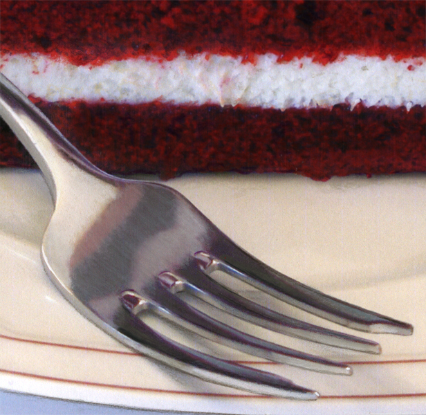 Red Velvet Cake closeup 1