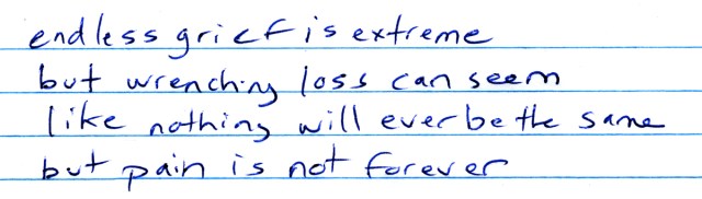 Endless grief is extreme