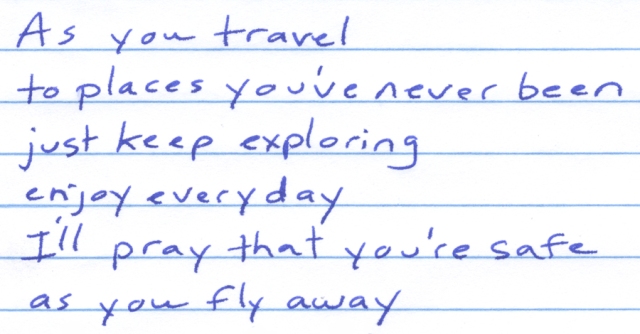 As you travel