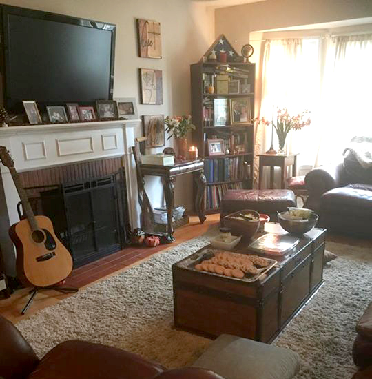 This is the room where the recital was held.