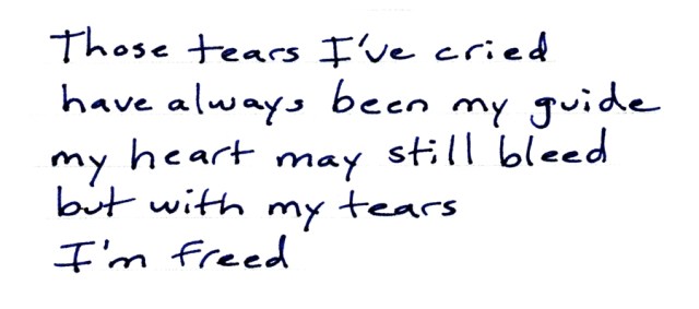 those tears I've cried