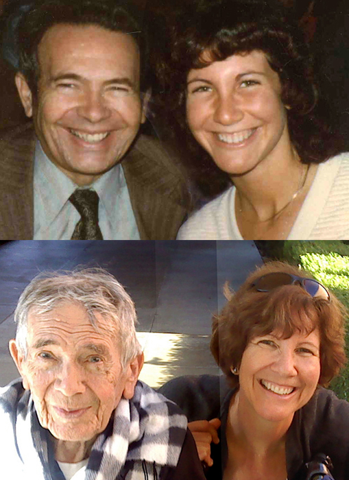 With my dad and younger & older