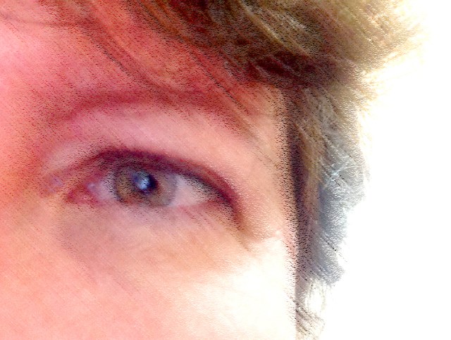 My eye pastel flipped