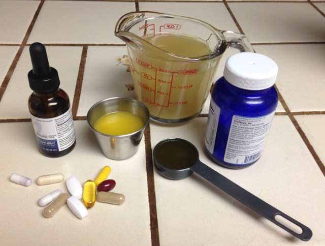 Working with a Naturopathic doctor has really paid off for me. These are only half of the supplements I take every day. I’m in “treatment” and won’t have to do this long term. 